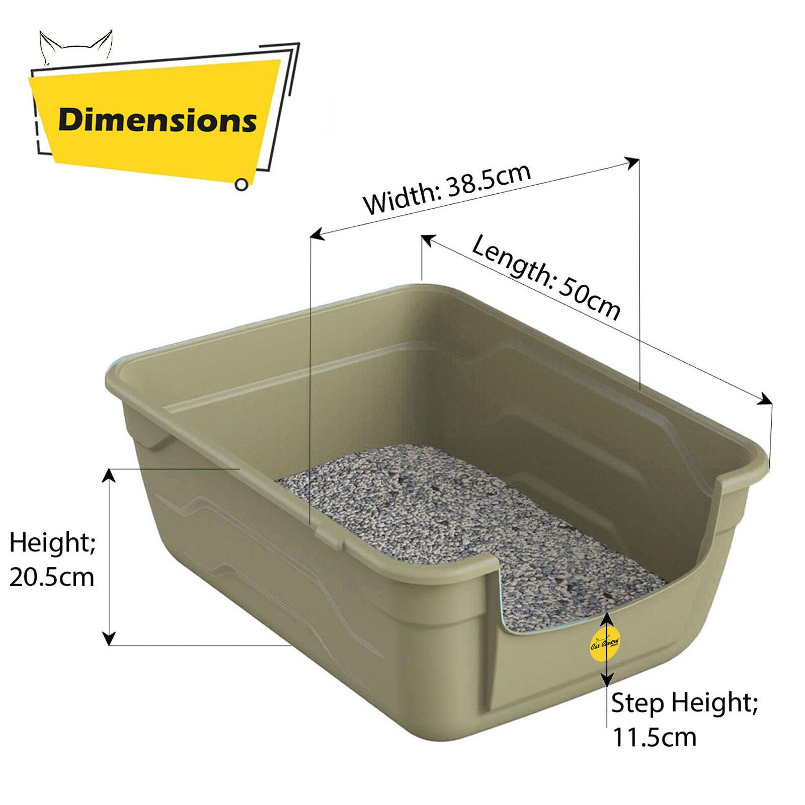Large Cat Kitten Litter Tray Box High Sided UK Deep Toilet Loo Luxury Catcentre?