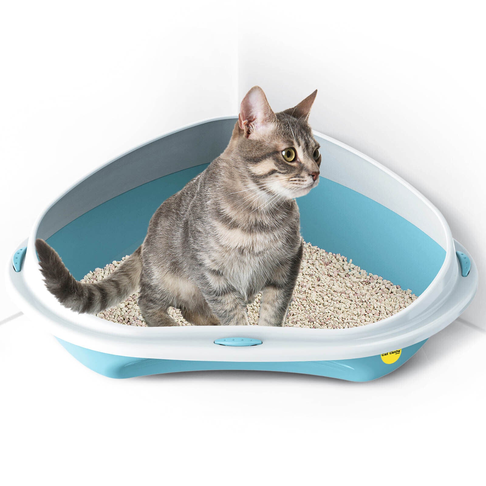 Cat Corner Litter Tray Large or Jumbo Rim Pet Open Toilet Pan Box Cat Centre?