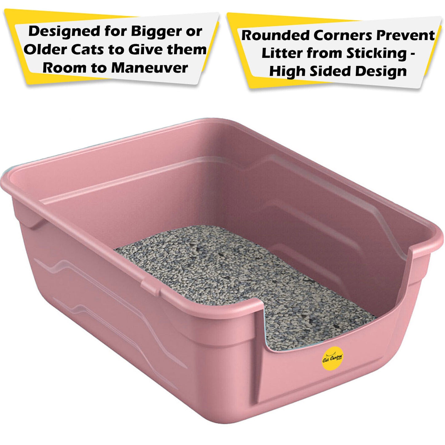 Large Cat Kitten Litter Tray Box High Sided UK Deep Toilet Loo Luxury Catcentre?