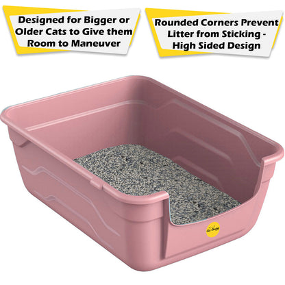 Large Cat Kitten Litter Tray Box High Sided UK Deep Toilet Loo Luxury Catcentre?